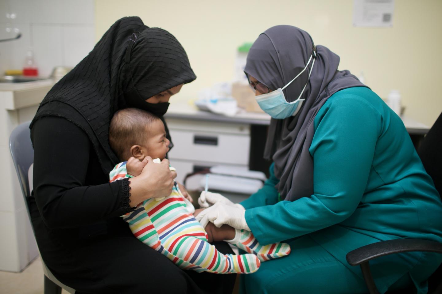 Ensuring access to life-saving health services for children in Male’ 