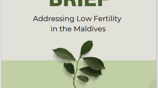 Policy Brief: Addressing Low Fertility in the Maldives